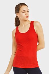 72 Wholesale Sofra Ladies A Shirts In Red
