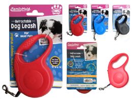 24 Pieces Retractable Dog & Pet Leash - Pet Collars and Leashes