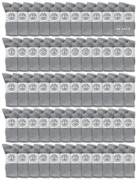 60 Wholesale Yacht & Smith Wholesale Bulk Women's Crew Socks, With Free Shipping - Size 9-11 (gray)