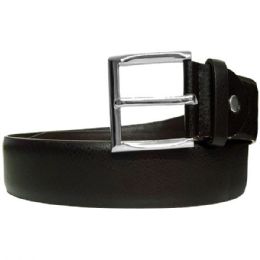 12 of Men's Leather Belt Classic Black color Mixed sizes