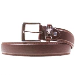 36 Pieces Mens Casual Dress Belt In Brown - Mens Belts