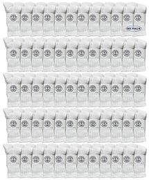 60 Pairs Yacht & Smith Wholesale Kids Crew Socks, With Free Shipping Size 4-6 (white) - Girls Crew Socks