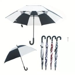 36 Pieces 41 X 52 Double Wind Proof Umbrella Assorted Colors - Umbrellas & Rain Gear