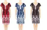 48 of Womens V Neck Short Sun Dresses In Assorted Colors