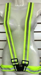 36 Wholesale Reflective Safety Belts 2 Colors