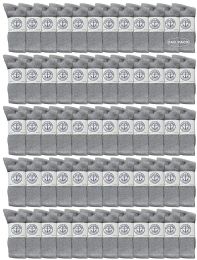 240 Wholesale Yacht & Smith Men's Wholesale Bulk Cotton Socks, With Free Shipping Size 10-13 (gray)