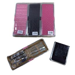20 Wholesale 9pc Manicure Care Set With Zippered Case