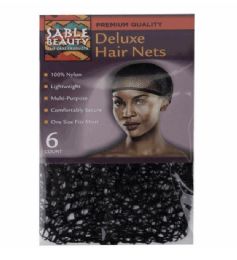 24 Wholesale 6pk Deluxe Hair Nets