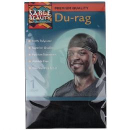 24 Pieces Durag Black - Head Wraps