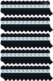 240 Bulk Yacht & Smith Wholesale Bulk Women's Mid Ankle Socks, With Free Shipping - Size 9-11 (black)