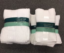 Wholesale United Grandeur Luxury Heavy Weight Bath Towel Set In White