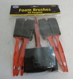 24 Pieces 10pc Foam Paintbrush - Paint and Supplies