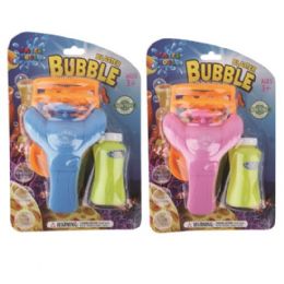 24 Pieces B/o Bubble Blaster [big Head] - Bubbles