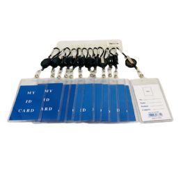 24 Pieces 3 1/8"x5" Retractable Id Holder - ID Holders