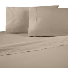 12 Pieces Martex Twin Size Colored Sheets Heavy Weight And Durable In Khaki - Bed Sheet Sets