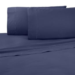 12 Pieces Martex Twin Size Colored Sheets Heavy Weight And Durable In Navy - Bed Sheet Sets