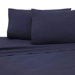12 Wholesale Martex Queen Size Colored Flat Sheet Heavy Weight And Durable In Navy