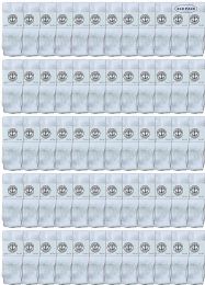 240 Wholesale Yacht & Smith Wholesale Kids Tube Socks, With Free Shipping Size 6-8(6-8 White)