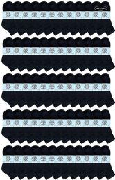 Yacht & Smith Kid's Black Quarter Ankle Socks - Size 4-6