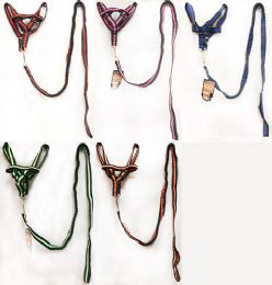 24 Pieces Medium Dog Harness With Dozen Of Assorted Colors - Pet Collars and Leashes