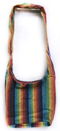5 Units of Nepal Hobo Bags Cotton Rainbow Color Large Purse - Handbags