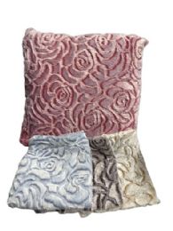 15 Pieces Plush Pillow Assorted Colors 12x12 Inch - Pillows