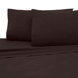 12 Wholesale Martex Twin Fitted Sheet In Chocolate