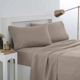 12 Wholesale Martex Twin Fitted Sheet In Khaki