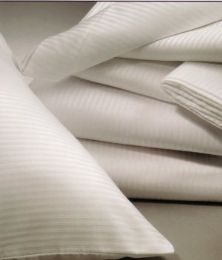 72 Wholesale Tone On Tone White Standard Size Pillowcase