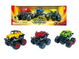 24 Wholesale Friction Monster Truck With 360 Turn Function