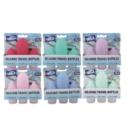 48 Pieces Wish Silicone Travel Bottle 3pk - Personal Care