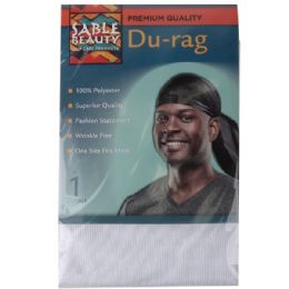 120 Wholesale Sable Beauty DU-Rag White