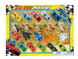 24 Wholesale Diecast Airplane, Motorcycle & Car Collection