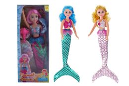 18 Wholesale Beauty Jumbo Mermaid Doll Play Set