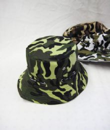 48 Bulk Men's Assorted Camo Bucket Hat