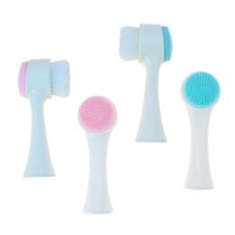 48 Wholesale Face Brush In 2 Assorted Colors - Bulk Case Of 48