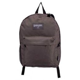 24 Wholesale Classic Kids Backpacks In Charcoal
