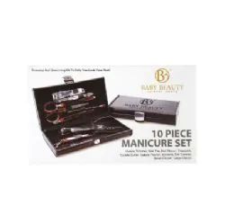 48 Pieces Bazic Beauty Manicure 10 Pack Black - Personal Care Items