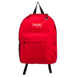 24 Wholesale Kids Classic Backpacks In Red