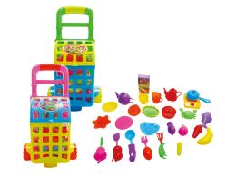 18 Wholesale Kitchen Set W/carry Cart