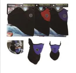 144 Wholesale Thermaxxx Windproof Half Face Mask w/ Vent