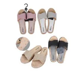 36 Wholesale Cc Sandal Ladies Stones 2 Straps Style