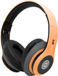 24 Bulk Power 3 Wireless Wireless Headphones Solid Orange Sun