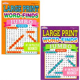 48 Pieces Jumbo Large Print Word Finds - Coloring & Activity Books
