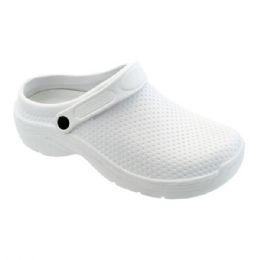 36 Wholesale Ultralite Women's Clogs With Strap In White