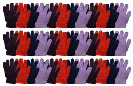 Yacht & Smith Women's Assorted Colored Warm & Fuzzy Winter Gloves