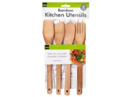 36 Wholesale 4 Piece Bamboo Tools