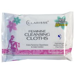 24 Wholesale Feminine Wipes 36ct Sensitive Intimate Cleansing In 12pc Pdq Clarisse