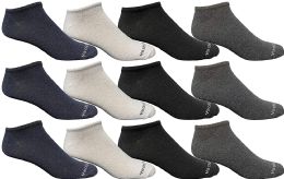 Yacht & Smith Men's Assorted Colored No Show Ankle Socks Size 10-13