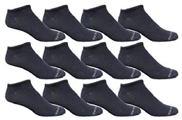 Yacht & Smith Kid's Navy No Show Ankle Socks Size 6-8